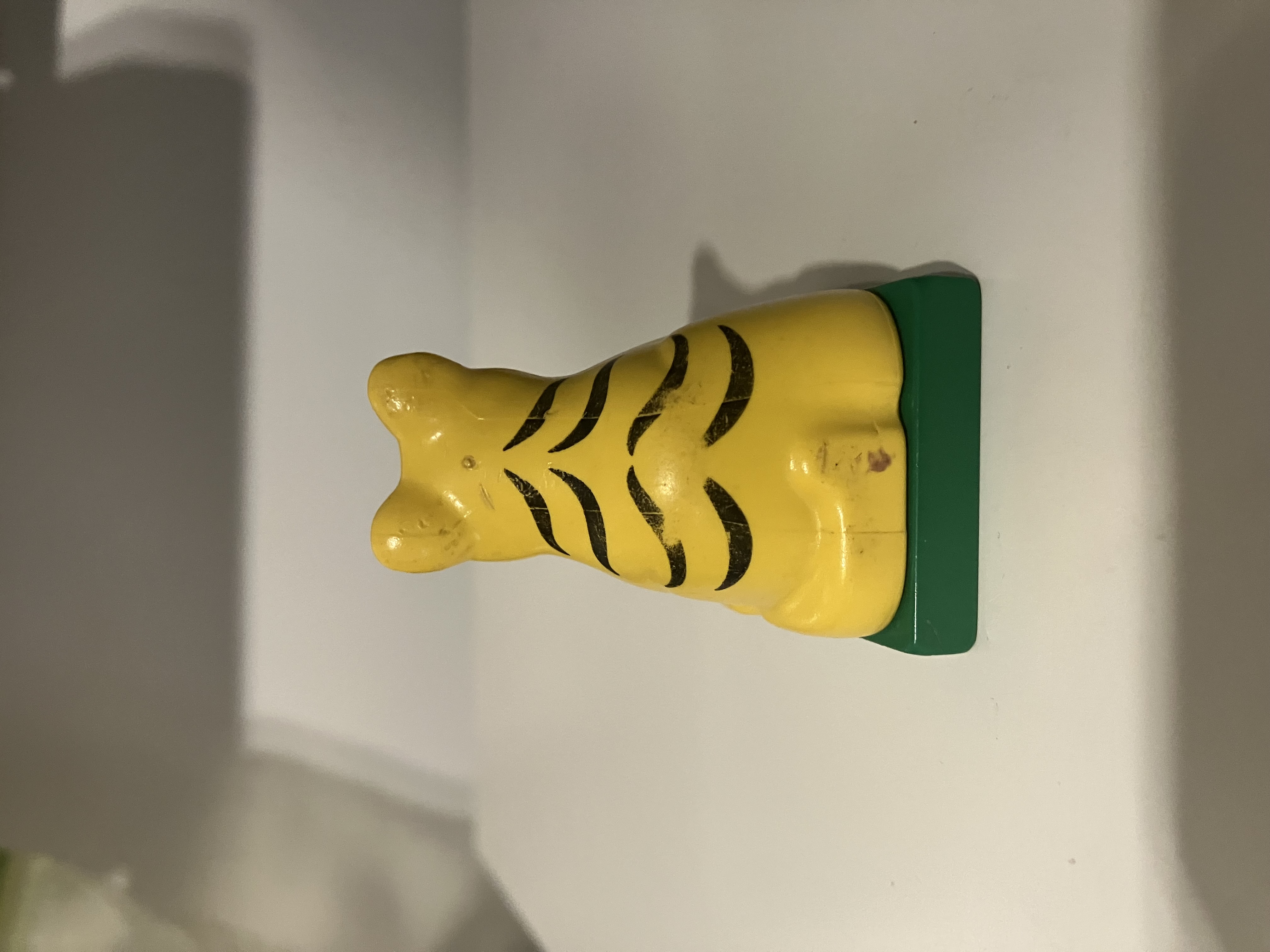Lego Duplo tygřík na podstavci starší typ 2. jakost