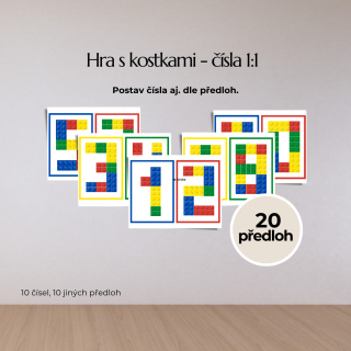 Digitální produkt - Hra s kostkami - Čísla 1:1