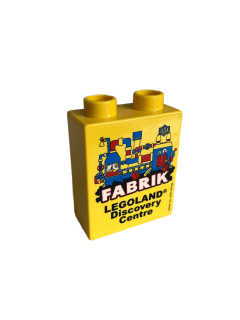 Lego® Duplo® Kostka s potiskem "FABRIK" 2016