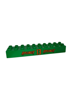Lego Duplo kostka 2x10 s potiskem Ripslinger